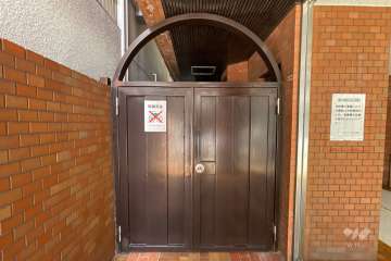 駐輪場の出入り口