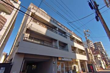 戸越公園マンションの外観（南西側から）