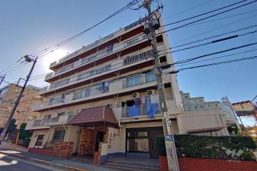 マンション目黒不動前の外観（北東側から）