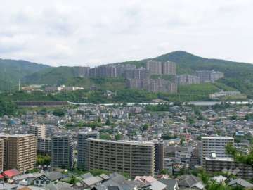 『ラ・ビスタ宝塚』の遠景