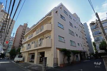 サニーコーポ五反田の外観（北東側から）