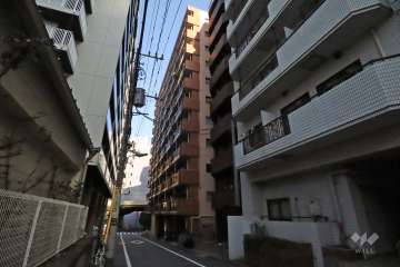 セザール五反田の外観（西側から）