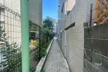 敷地の北側道路