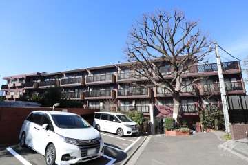 高輪台フラッツの外観（南東側から）