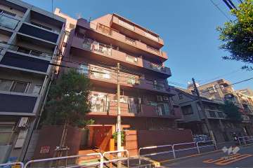 ハイライフ大崎の外観（南西側から）