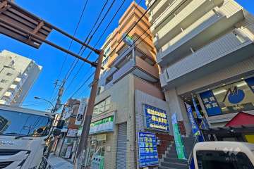 メナー東大井の外観（南東側から）