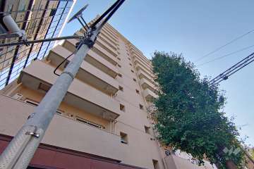 五反田コーポビアネーズの外観（北西側から）