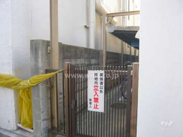 駐輪場出入り口