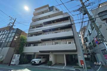 アクサス大井町の外観（南東側から）