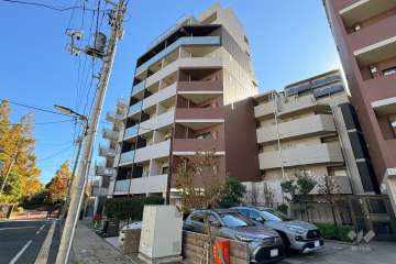 スカイコート品川パークサイドの外観（北西側から）