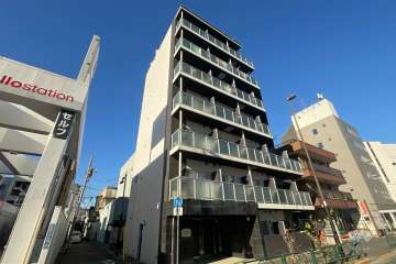 プレールドゥーク東品川の外観（南東側から）