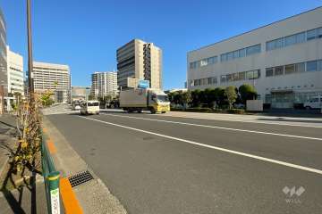 敷地東側の前面道路　