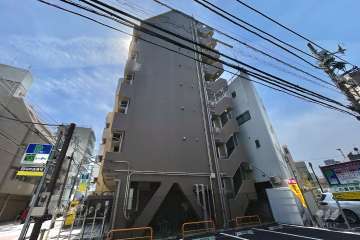 メインステージ不動前の外観（北側から）