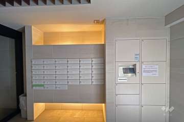 共用ポストと宅配ボックス