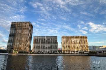 シティテラス品川イーストの外観(西側から)