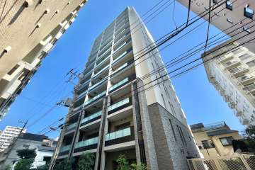 ブリリア大井町ザレジデンスの外観（南東側から）