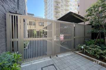 駐輪場の出入り口