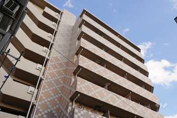 プレミアムキューブG西大井の外観（北西側から）