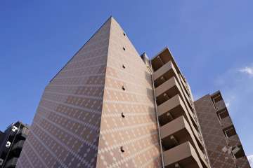 プレミアムキューブG西大井の外観（北西側から）