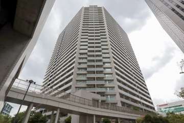 プライムパークス品川シーサイドザタワーの外観(北東側から)