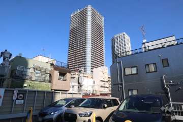 パークシティ武蔵小山ザタワーの外観(南側から)