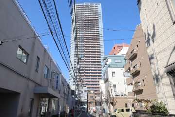 パークシティ武蔵小山ザタワーの外観(南東側から)