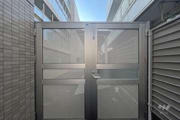 駐輪場の出入り口