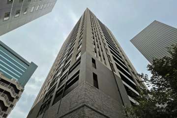 クレヴィアタワー大井町ザレジデンスの外観（北東側から）