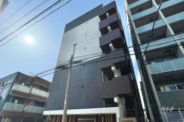 プレミアムキューブ大井町エムオーの外観（北西側から）