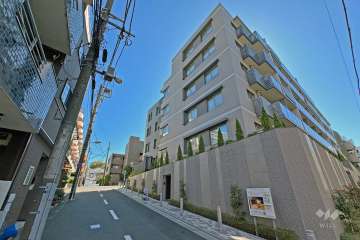 ザパークワンズ目黒不動前の外観（西側から）