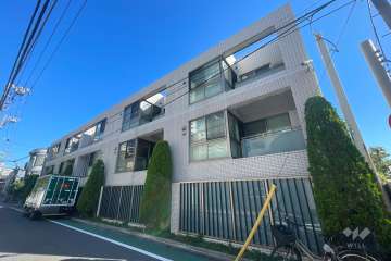 オープンレジデンス白金台A棟の外観（南西側から）