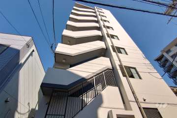 ガリシア武蔵小山の外観（北西側から）