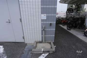 ペット足洗い場