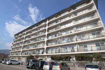 シティー逆瀬川の外観（南東側から）