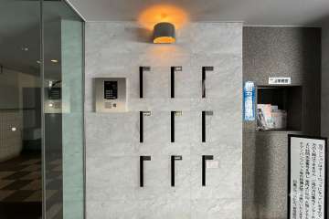 オートロックの操作盤、共用ポスト