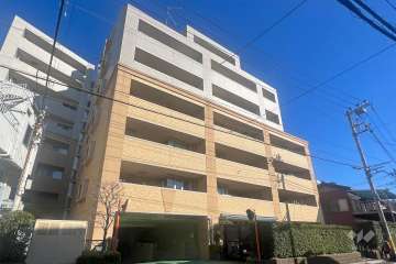 グランシティ祐天寺ラフィエールの外観(南西側から)