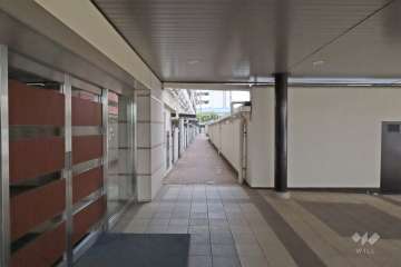 敷地内の北側通路