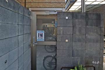 駐輪場の出入り口