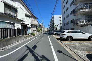 敷地の北側道路