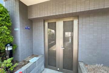 駐輪場の出入り口