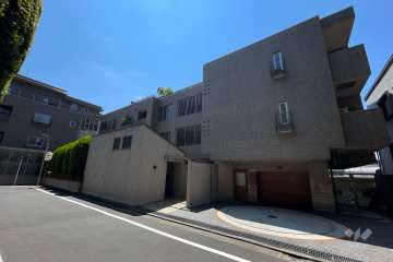 ノーツ目黒青葉台の外観（北西側から）