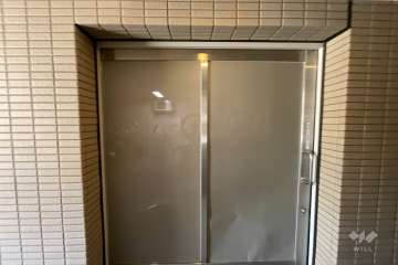 駐輪場の出入り口