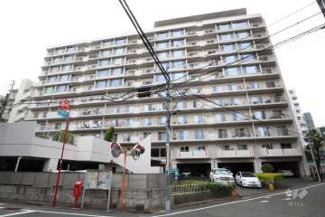 目黒パークマンションの外観(南東側から)