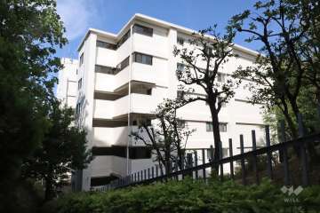 松風園コーポの外観(南西側から)　　