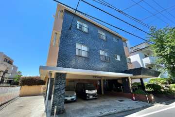 コーポ大岡山の外観（南東側から）