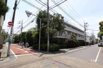 イトーピア自由が丘イデアの外観（北西側から）