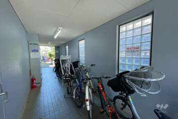 屋内に設けられた駐輪スペース