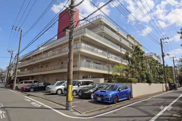 シーアイマンション大岡山の外観(北西側から)