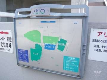 アリオ全体の敷地配置図