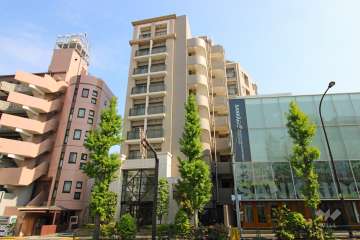 自由が丘ハイムコンフォルテの外観（北側から）